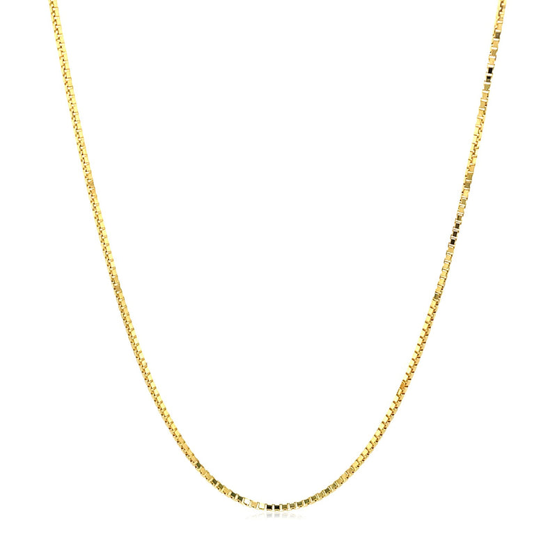 14k Yellow Gold Octagonal Box Chain (1.00 mm) - Premium Chains - Just $463.99! Shop now at Pulse Designer Fashion