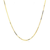 14k Yellow Gold Classic Box Chain (0.85 mm) - Premium Chains - Just $419.99! Shop now at Pulse Designer Fashion