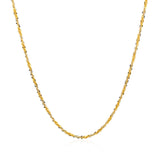 14k White and Yellow Gold Two Tone Sparkle Chain (1.50 mm) - Premium Chains - Just $392.99! Shop now at Pulse Designer Fashion