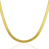 14k Yellow Gold Super Flex Herringbone Chain (4.60 mm) - Premium Chains - Just $1211.99! Shop now at Pulse Designer Fashion