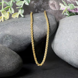 14k Yellow Gold  Light Weight Wheat Chain (2.40 mm) - Premium Chains - Just $714.99! Shop now at Pulse Designer Fashion