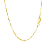 14k Yellow Gold Diamond Cut Cable Link Chain (1.50 mm) - Premium Chains - Just $375.99! Shop now at Pulse Designer Fashion