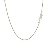 14k White Gold Diamond Cut Round Wheat Chain (1.00 mm) - Premium Chains - Just $316.99! Shop now at Pulse Designer Fashion