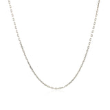 Sterling Silver Rhodium Plated Cable Chain (1.10 mm) - Premium Chains - Just $16.99! Shop now at Pulse Designer Fashion