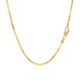 14k Yellow Gold Classic Box Chain (1.40 mm) - Premium Chains - Just $932.99! Shop now at Pulse Designer Fashion