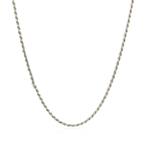 Sterling Silver Diamond Cut Rope Style Chain (1.40 mm) - Premium Chains - Just $38.99! Shop now at Pulse Designer Fashion