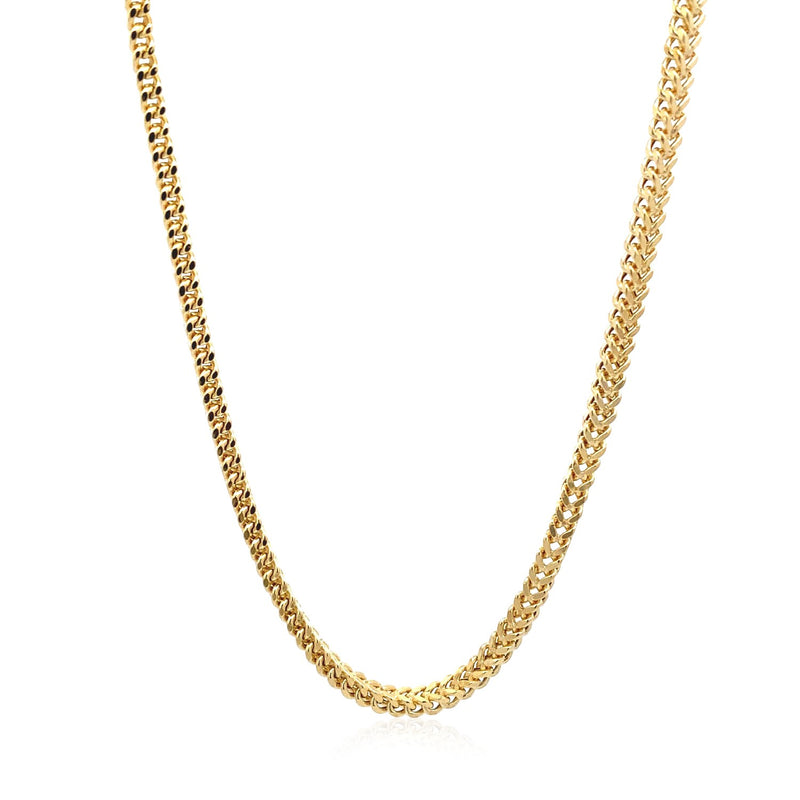 14k Yellow Gold Light Weight Wheat Chain (3.20 mm) - Premium Chains - Just $1445.99! Shop now at Pulse Designer Fashion