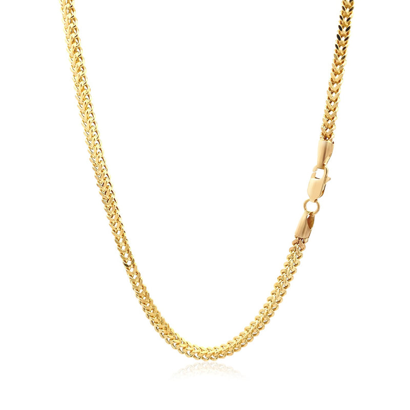 14k Yellow Gold Light Weight Wheat Chain (3.20 mm) - Premium Chains - Just $1445.99! Shop now at Pulse Designer Fashion