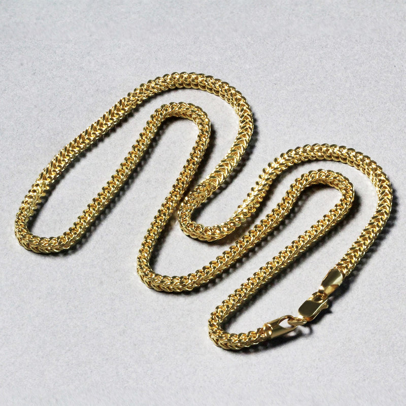 14k Yellow Gold Light Weight Wheat Chain (3.20 mm) - Premium Chains - Just $1445.99! Shop now at Pulse Designer Fashion