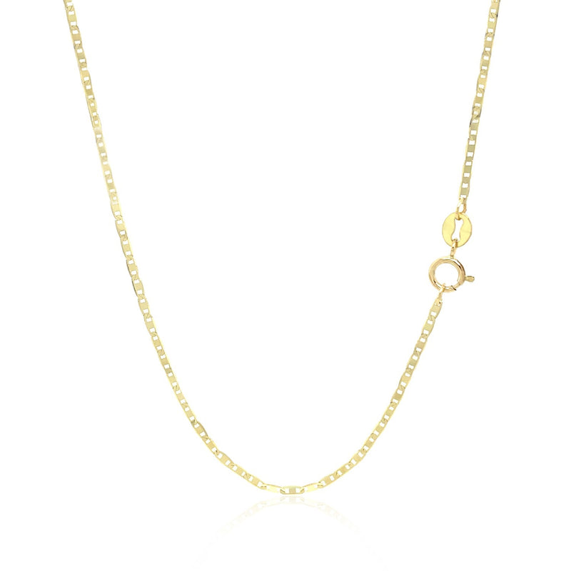 14k Yellow Gold Mariner Link Chain (1.20 mm) - Premium Chains - Just $177.99! Shop now at Pulse Designer Fashion