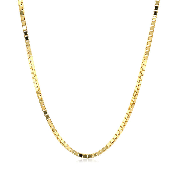 14k Yellow Gold Semi Solid Box Chain (1.80 mm) - Premium Chains - Just $891.99! Shop now at Pulse Designer Fashion