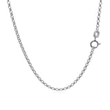 14k White Gold Rolo Chain (1.90 mm) - Premium Chains - Just $262.99! Shop now at Pulse Designer Fashion