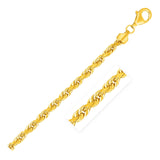 14k Yellow Gold Solid Diamond Cut Rope Chain (7.00 mm) - Premium Chains - Just $11226.99! Shop now at Pulse Designer Fashion