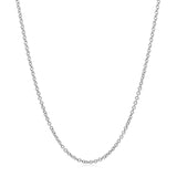 14k White Gold Round Cable Link Chain (1.50 mm) - Premium Chains - Just $406.99! Shop now at Pulse Designer Fashion