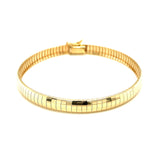 14k Yellow Gold Classic Omega Bracelet (6.00 mm) - Premium Bracelets - Just $2058.99! Shop now at Pulse Designer Fashion