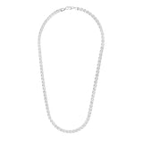 Sterling Silver Rhodium Plated Mariner Chain (6.00 mm) - Premium Chains - Just $342.99! Shop now at Pulse Designer Fashion