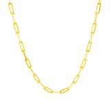 14K Yellow Gold Paperclip Chain (2.50 mm) - Premium Chains - Just $685.99! Shop now at Pulse Designer Fashion