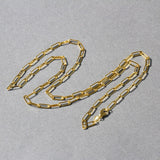 14K Yellow Gold Paperclip Chain (2.50 mm) - Premium Chains - Just $685.99! Shop now at Pulse Designer Fashion