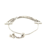 Adjustable Multi Chain Bracelet in Sterling Silver (15.00 mm) - Premium Bracelets - Just $123.99! Shop now at Pulse Designer Fashion