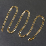 14k Two Tone Gold Pave Curb Chain (4.60 mm) - Premium Chains - Just $2033.99! Shop now at Pulse Designer Fashion