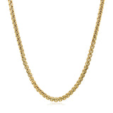 14k Yellow Gold Solid Round Box Chain (2.50 mm) - Premium Chains - Just $2259.99! Shop now at Pulse Designer Fashion