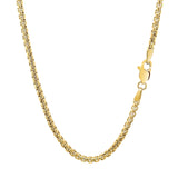 14k Yellow Gold Solid Round Box Chain (2.50 mm) - Premium Chains - Just $2259.99! Shop now at Pulse Designer Fashion