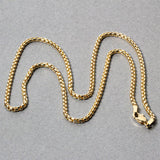 14k Yellow Gold Solid Round Box Chain (2.50 mm) - Premium Chains - Just $2259.99! Shop now at Pulse Designer Fashion