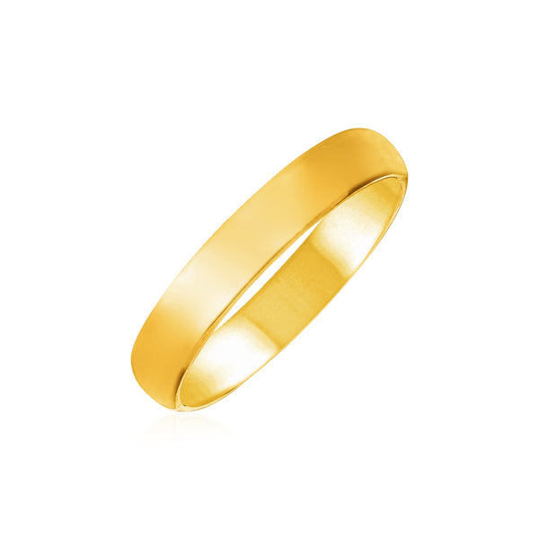 14k Yellow Gold Comfort Fit Wedding Band(4.00 mm) - Premium Rings - Just $207.99! Shop now at Pulse Designer Fashion