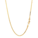 14k Yellow Gold Semi Solid Box Chain (2.10 mm) - Premium Chains - Just $1395.99! Shop now at Pulse Designer Fashion