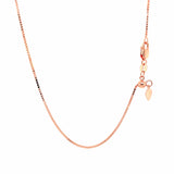 14k Rose Gold Adjustable Box Chain (0.85 mm) - Premium Chains - Just $556.99! Shop now at Pulse Designer Fashion