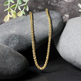 14k Yellow Gold Light Weight Wheat Chain (2.80 mm) - Premium Chains - Just $1145.99! Shop now at Pulse Designer Fashion