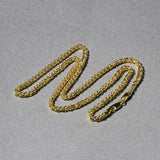 14k Yellow Gold Light Weight Wheat Chain (2.80 mm) - Premium Chains - Just $1145.99! Shop now at Pulse Designer Fashion