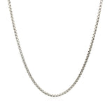 Sterling Silver Rhodium Plated Round Box Chain (1.50 mm) - Premium Chains - Just $64.99! Shop now at Pulse Designer Fashion