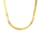 14k Yellow Gold Super Flex Herringbone Chain (6.00 mm) - Premium Chains - Just $1983.99! Shop now at Pulse Designer Fashion