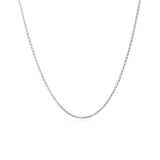 14k White Gold Diamond Cut Rolo Chain (1.10 mm) - Premium Chains - Just $271.99! Shop now at Pulse Designer Fashion