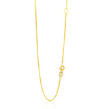 14k Yellow Gold Adjustable Box Chain (0.80 mm) - Premium Chains - Just $363.99! Shop now at Pulse Designer Fashion