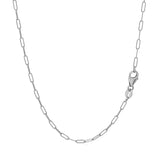 14K White Gold Fine Paperclip Chain (1.50 mm) - Premium Chains - Just $306.99! Shop now at Pulse Designer Fashion