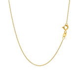 14k Yellow Gold Oval Cable Link Chain (0.97 mm) - Premium Chains - Just $199.99! Shop now at Pulse Designer Fashion