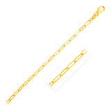 14K Yellow Gold Paperclip Chain (3.50 mm) - Premium Chains - Just $1190.99! Shop now at Pulse Designer Fashion