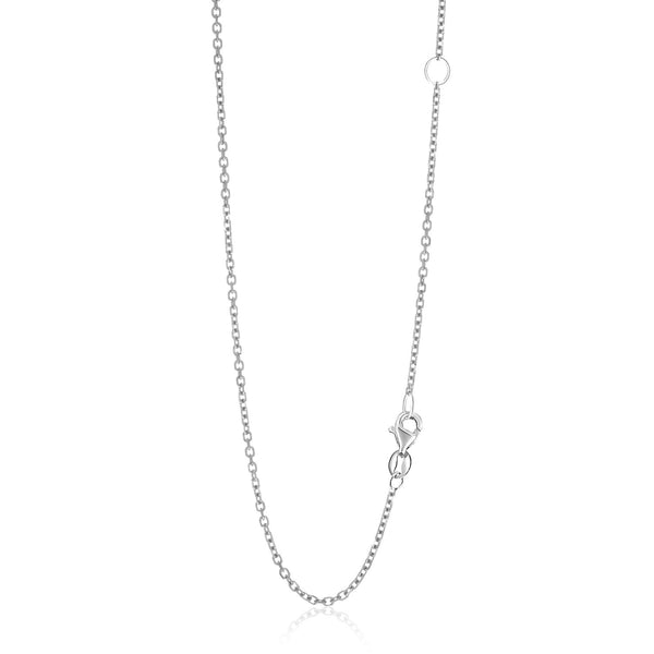 14k White Gold Adjustable Cable Chain (1.50 mm) - Premium Chains - Just $447.99! Shop now at Pulse Designer Fashion