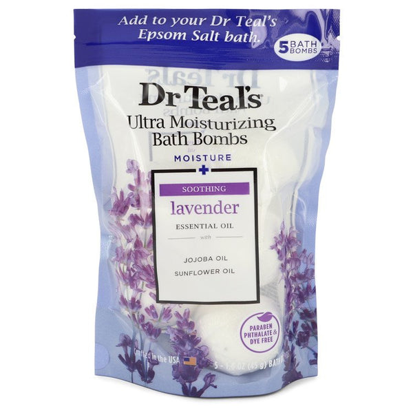 Dr Teal's Ultra Moisturizing Bath Bombs by Dr Teal's Five (5) 1.6 oz Moisture Soothing Bath Bombs with Lavender, Essential Oils, Jojoba Oil, Sunflo... - Premium Bath - Just $12! Shop now at Pulse Designer Fashion