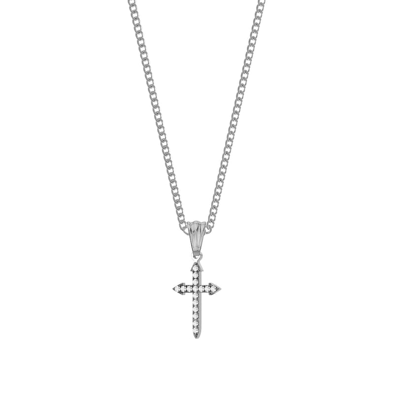 Mister Gem Cross Necklace - Premium Necklaces - Just $64.75! Shop now at Pulse Designer Fashion