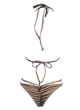 Shanel Triangle Top & Strappy Tango Bottom - Brown - Premium swimwear - Just $145.25! Shop now at Pulse Designer Fashion