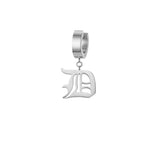 Mister Old English Initial Earrings - Premium Earrings - Just $89.50! Shop now at Pulse Designer Fashion