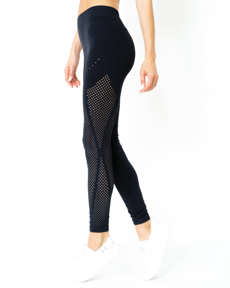 SALE! 50% OFF! Milano Seamless Legging - Black [MADE IN ITALY] - Premium Legging - Just $51! Shop now at Pulse Designer Fashion