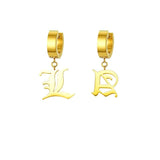 Mister Old English LA Earrings - Premium Earrings - Just $89.50! Shop now at Pulse Designer Fashion