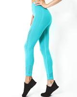 Mesh Seamless Set - Aqua - Premium Seamless Set - Just $68.50! Shop now at Pulse Designer Fashion