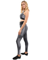 Arleta Seamless Leggings & Sports Bra Set - Black - Premium Seamless Leggings & Sports Bra Set - Just $95.75! Shop now at Pulse Designer Fashion