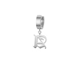 Mister Old English Initial Earrings - Premium Earrings - Just $89.50! Shop now at Pulse Designer Fashion