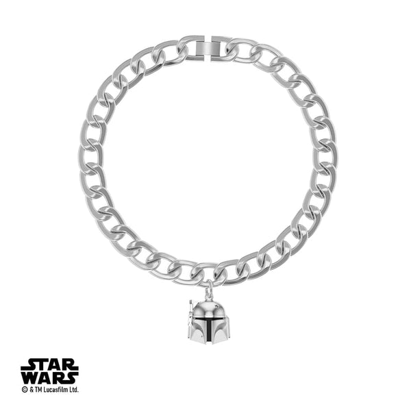 Star Wars™ Boba Fett Curb Bracelet - Premium Bracelets - Just $64.75! Shop now at Pulse Designer Fashion